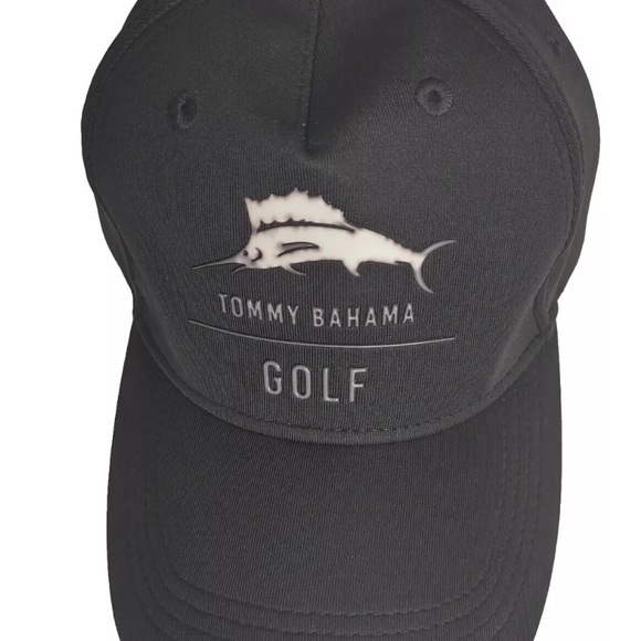 Tommy Bahama Golf Hat, Black, Adjustable, Polyester, NWT - Picture 9 of 9